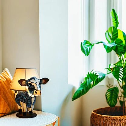 Animal Cow Resin Table Lamp