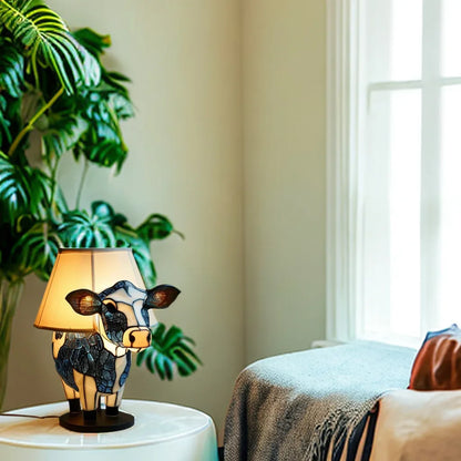 Animal Cow Resin Table Lamp