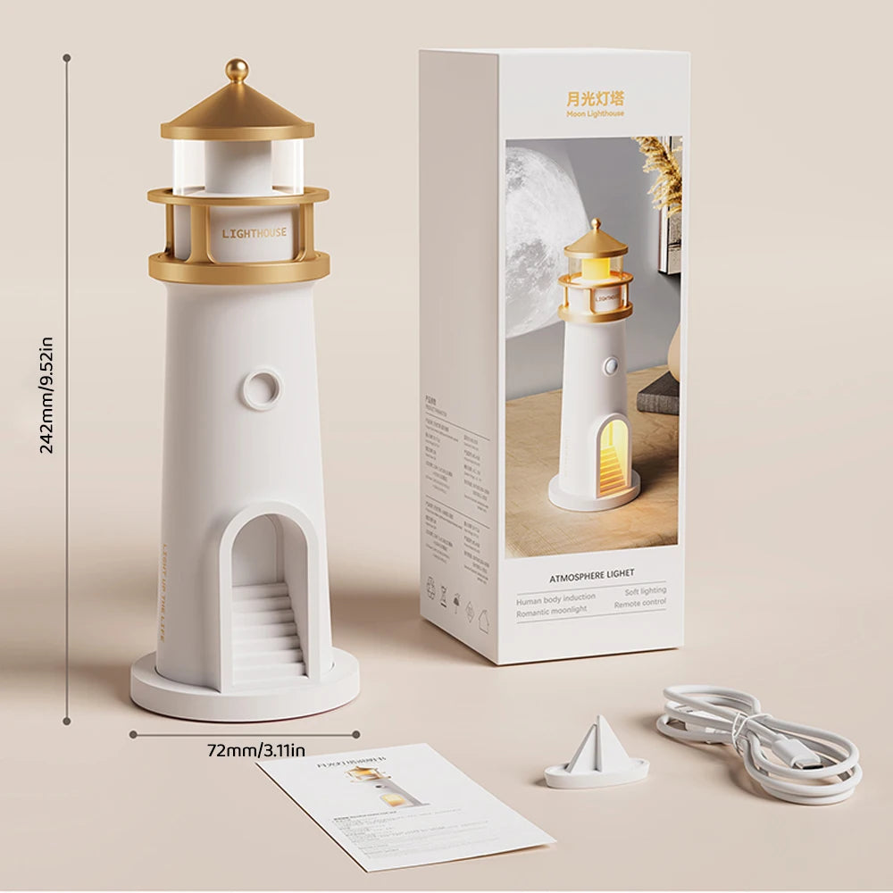 Lighthouse Moon Projection Light - Bluetooth