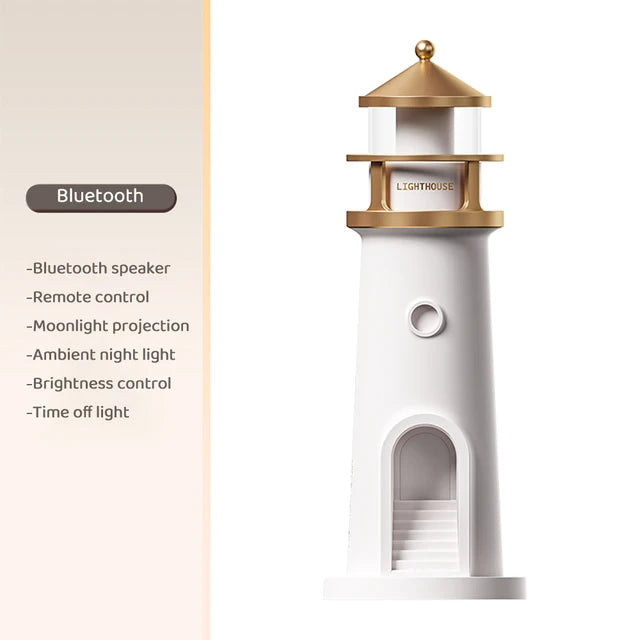 Lighthouse Moon Projection Light - Bluetooth